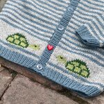 Breipatroontje Carotte cardigan