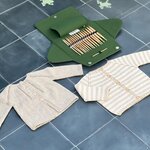 Breipatroon Lore, beige cardigan NL