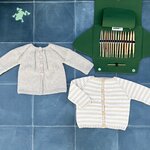 Breipatroon Lore, beige cardigan NL