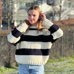 Breipatroontje Melissa met brede strepen