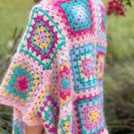 Haakpatroon granny gilet Bloom