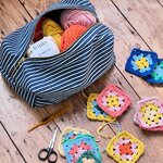 Naaipatroon projecttas Kofi met voering