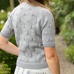 Breipatroon Toni, cardigan met korte mouwen NL EN