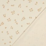 RIB JERSEY GOTS FLOWERS - jersey