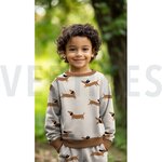 honden ecru - sweater