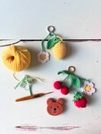 Haakpatroon Bag charm thema fruit