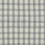 double gauze vichy grijs - double gauze