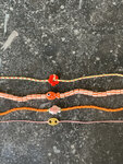 DIY pakket 4 armbandjes in oranje