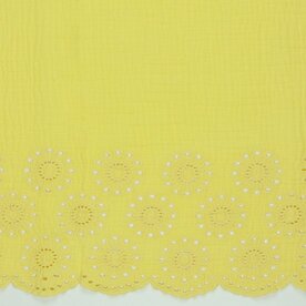 DOUBLE GAUZE BORDER 1-SIDE - katoen