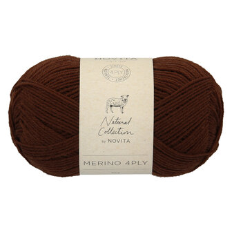 novita Merino 4ply 697 earth (einde kleur)