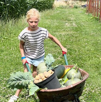 Breipatroontje Sophia marini&egrave;re met streepjes