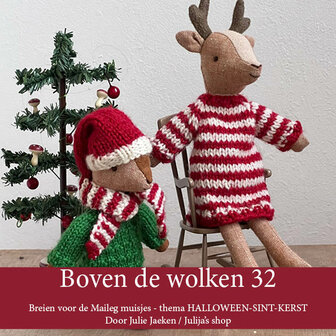 Boven de wolken 32: breien voor de muisjes HALLOWEEN, SINT, KERST (papieren boekje)