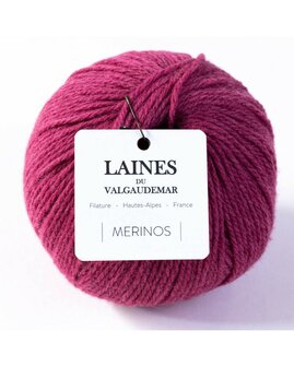 Laines de Valgaudemar - M&eacute;rinos framboise