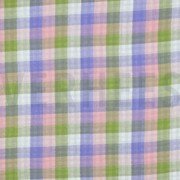 DOUBLE GAUZE VICHY gekleurde ruitjes- double gauze