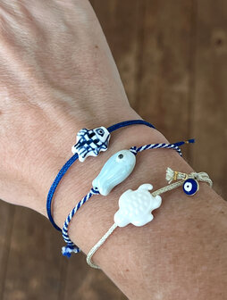 DIY pakket parels blauw