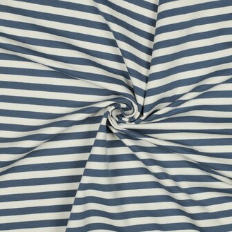 strepen jeans - french terry