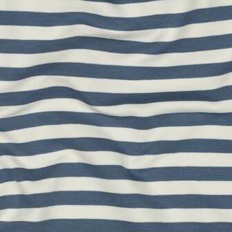 strepen jeans - french terry