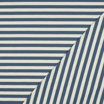 strepen jeans - french terry