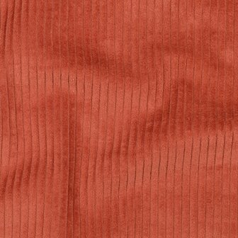 terracotta- Ribfluweel 