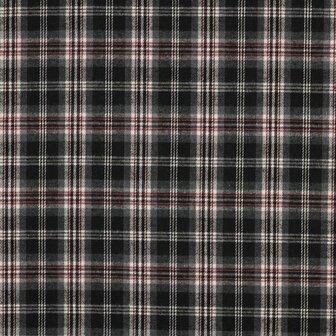 zwart ruiten - Flannel