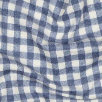 blauw ruiten - Flannel