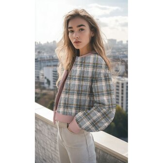 Ruiten doorstikt - Flannel
