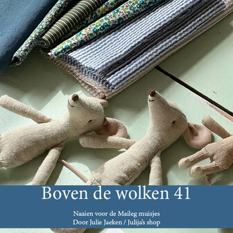 RESERVATIE Klein naaipakket Boven de wolken 41: naaien voor de muisjes 