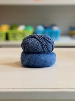 Breipakket Novice slipover Jeans blauw