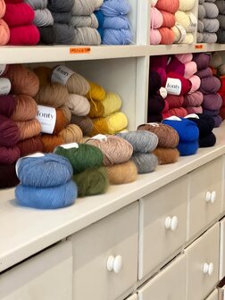 Breipakket Novice slipover fel blauw