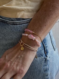 DIY pakket 3 armbandjes in natuursteenkralen