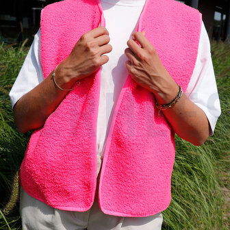 fluo roze teddy