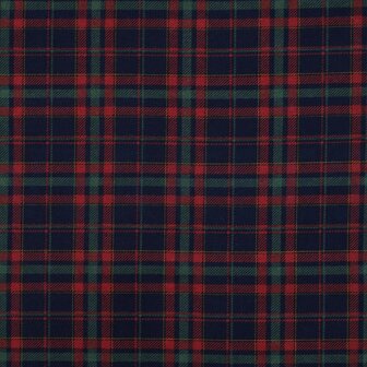 Navy/rood ruiten - Flannel