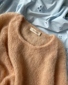 Breipakket Cumulus blouse O-neck - chocolade bruin