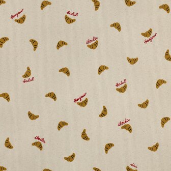 RIB JERSEY GOTS CROISSANTS - jersey