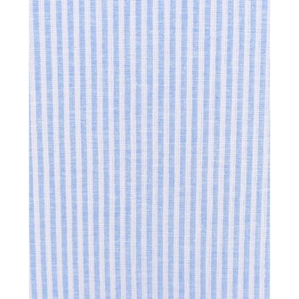 Strepen licht blauw - Linnen/katoen