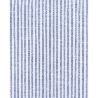 Strepen jeans blauw - Linnen/katoen