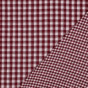 vichy burgundy- double gauze
