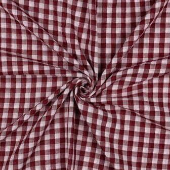 vichy burgundy- double gauze