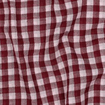 vichy burgundy- double gauze