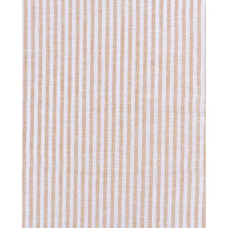 Strepen taupe - Linnen/katoen