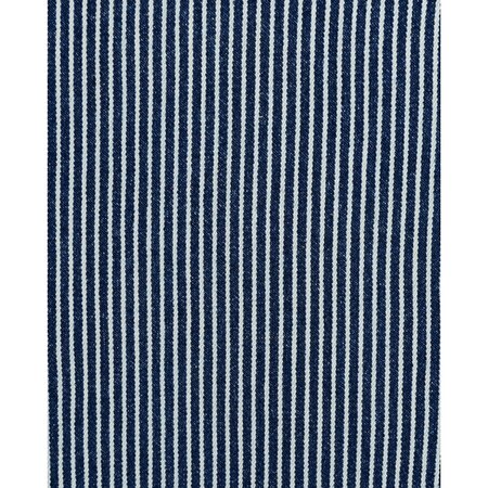 donkerblauw /wit strepen jeans