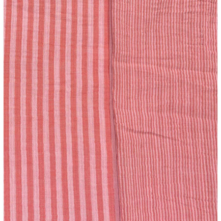 double gauze roze streep - double gauze