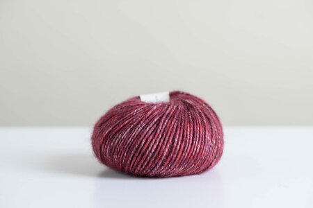 Lalouknits - Fluff colour alpaca 610 Dark red