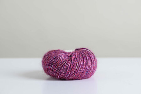 Lalouknits - Fluff colour alpaca 614 Pink purple