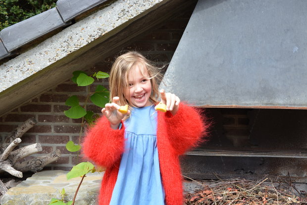 Breipatroontje Florence XL kids cardigan NL