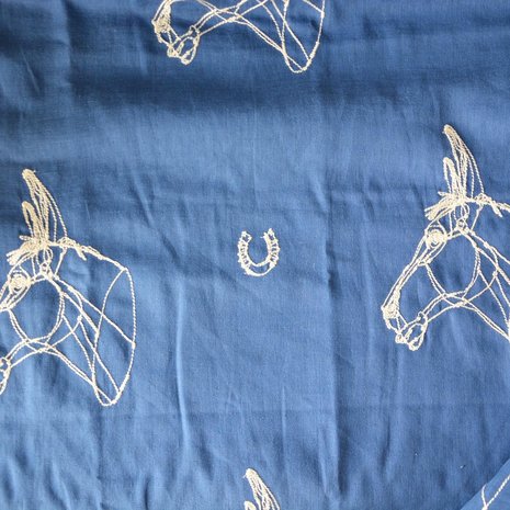 Hayu fabrics horses - katoen