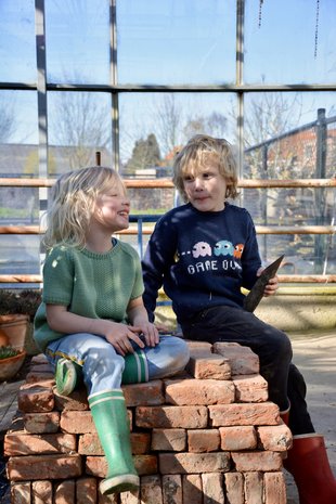 Breipatroontje T-shirt rijstpapsteek NL