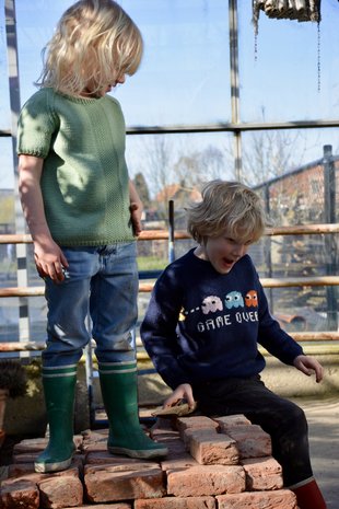 Breipatroontje T-shirt rijstpapsteek NL