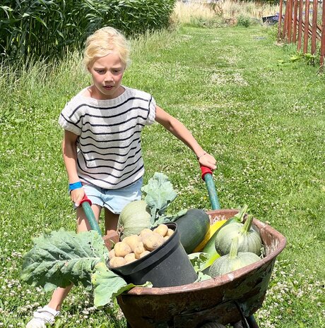 Breipatroontje Sophia marinière met streepjes