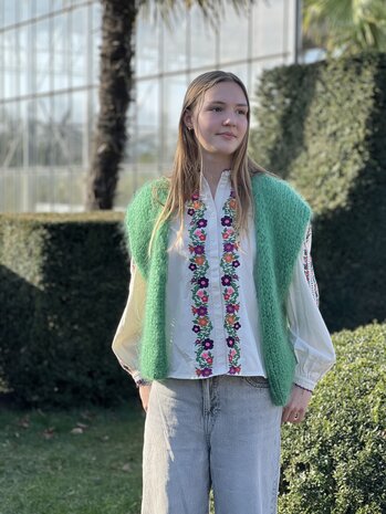 Breipatroontje Steffie gilet NL FR EN
